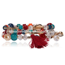top brand customized vogue friendship gift buddha beaded wrap glass bracelet